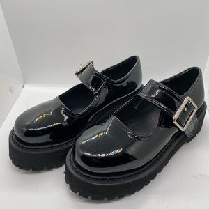 Black Platform Oxford Punk Goth 6 (36)